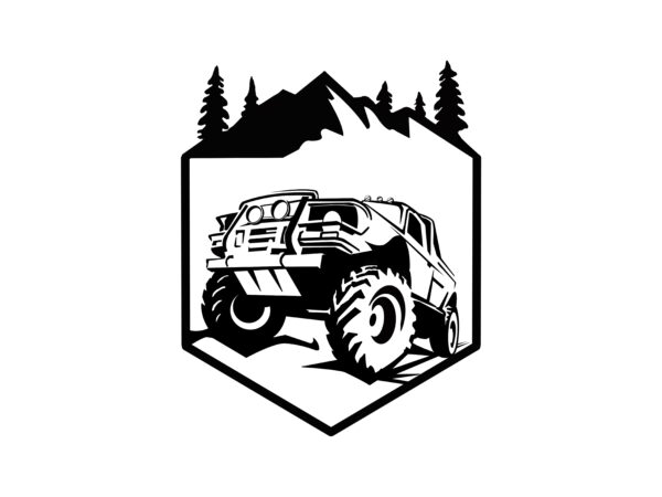 Jeep adventure t-shirt design