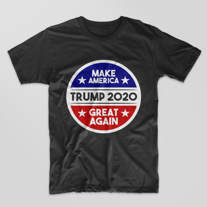 Trump 2020 vector t-shirt design bundle. American slogans t shirt designs pack collection. American re-election campaign. Eps svg png file