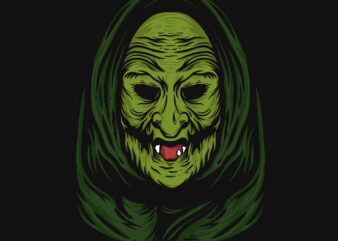 Helloween scary T-shirt design
