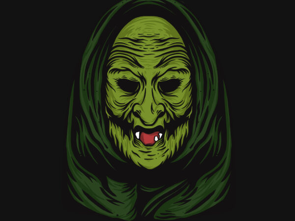 Helloween scary t-shirt design