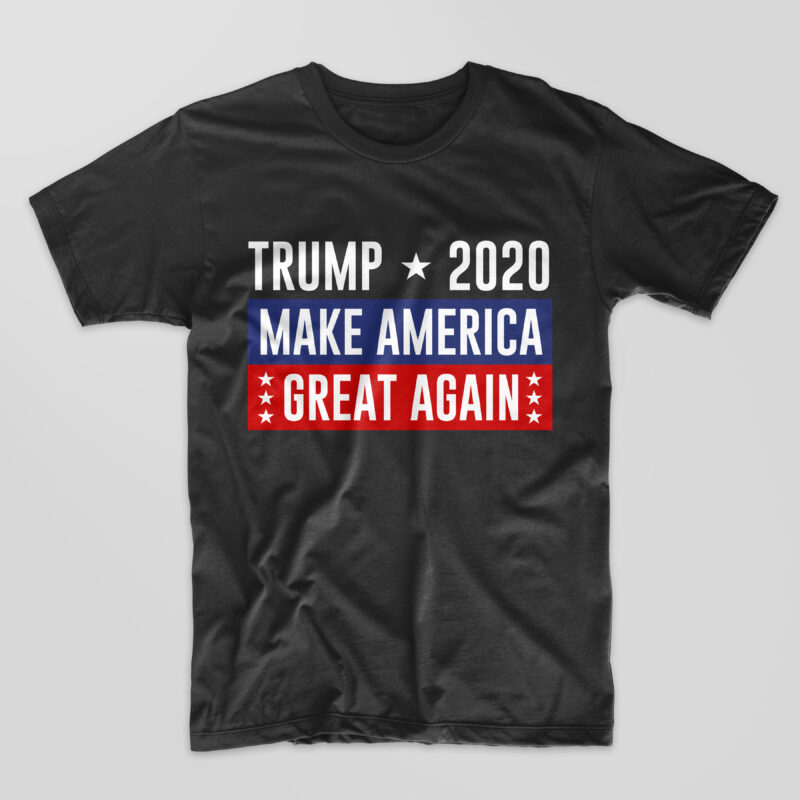 Trump 2020 vector t-shirt design bundle. American slogans t shirt designs pack collection. American re-election campaign. Eps svg png file