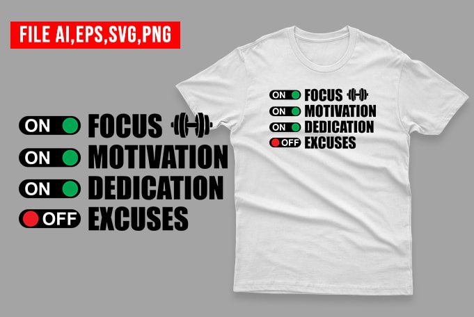 Fitness & gym bundle t shirt graphic design motivational quotes