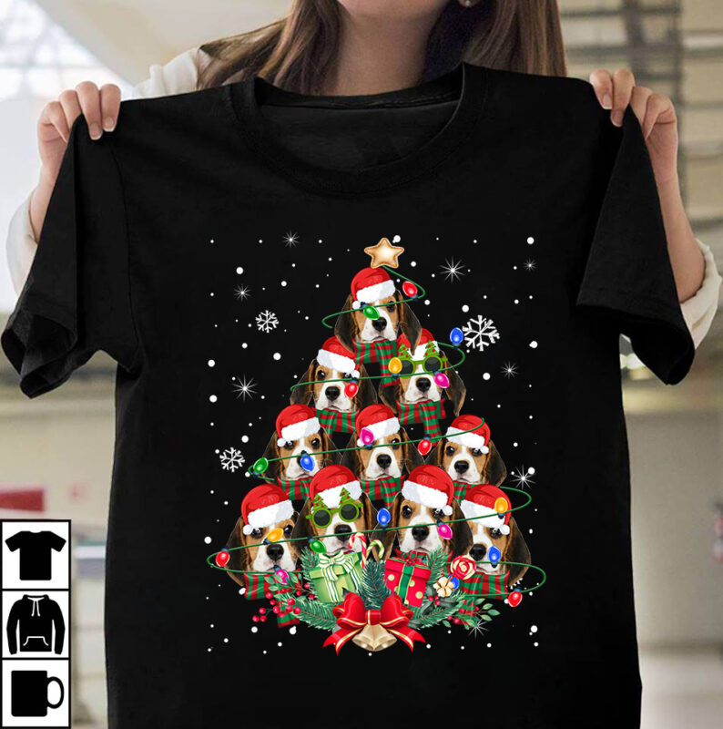 1 DESIGN 30 VERSIONS – Dog Breeds Christmas Tree