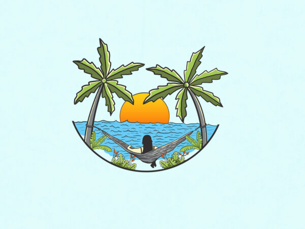 Summer paradise t-shirt design Summer paradise t-shirt design