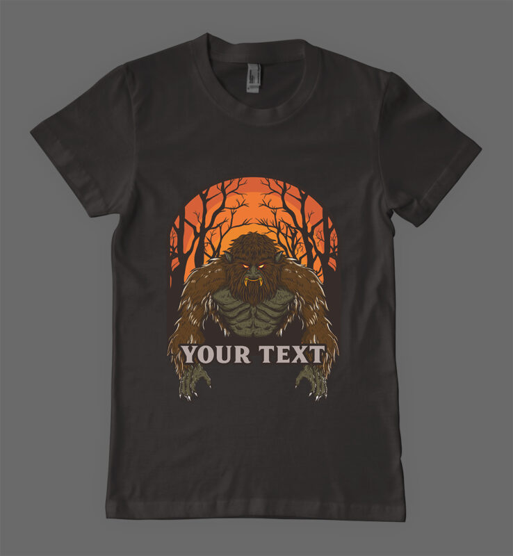 Bigfoot T-shirt Design