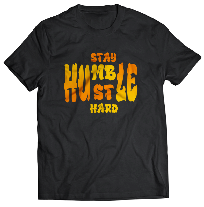 t-shirt vector 12 hustle bundle tshirt design completed with PSD File editable text update