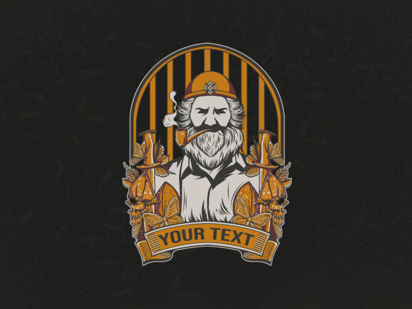 Pipes coral t-shirt design