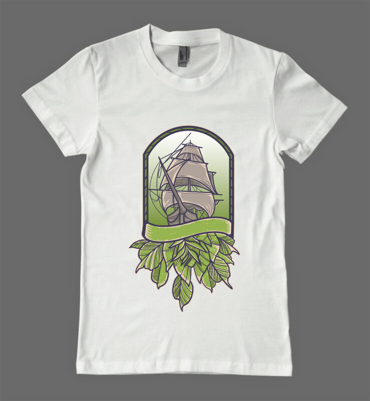 Ship T-shirt Design