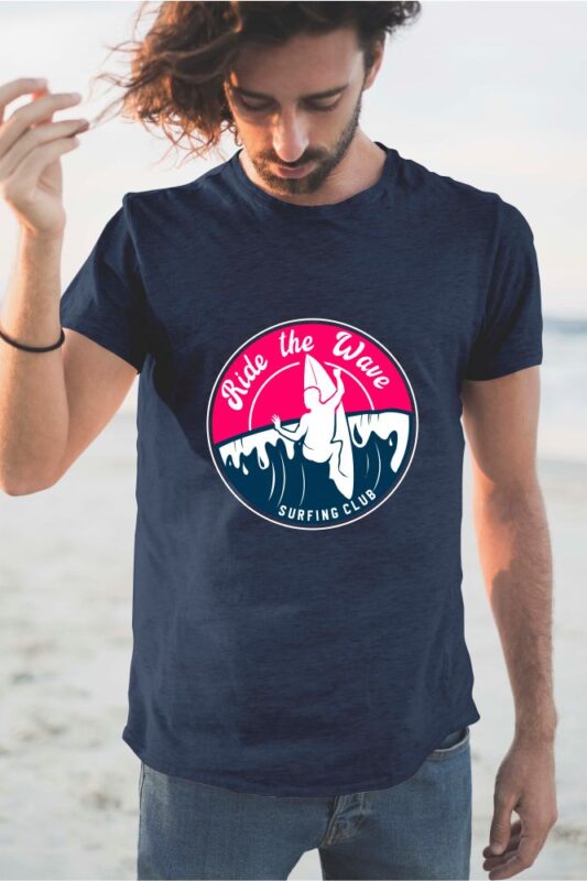 60 Surf Tropical Paradise T-shirt Design Bundle. Surfing Beach and Travel Tee Shirt Pack. California, Los Angeles, Miami, Florida, Hawaii Surf Rider Club. Eps Svg Png