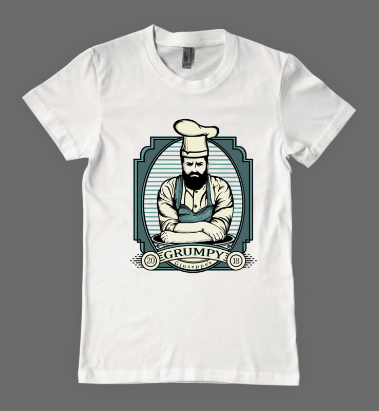 Chef T-shirt Design