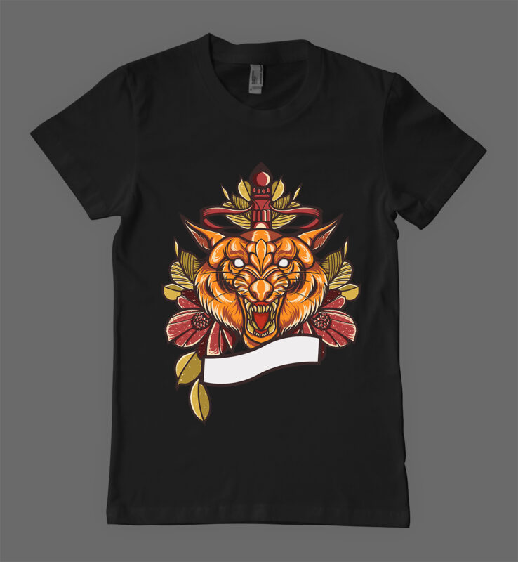 Sumatran tiger Tshirt Design