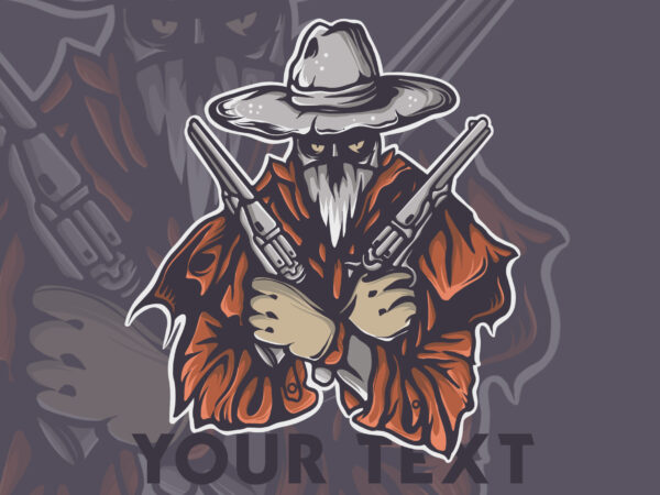 Cowboy squad t-shirt design
