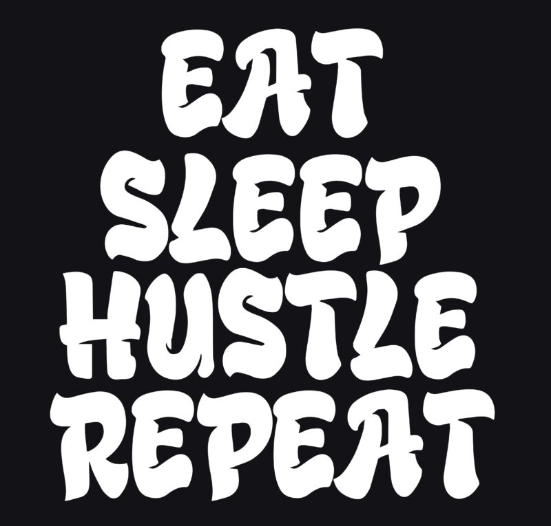 t-shirt vector 12 hustle bundle tshirt design completed with PSD File editable text update