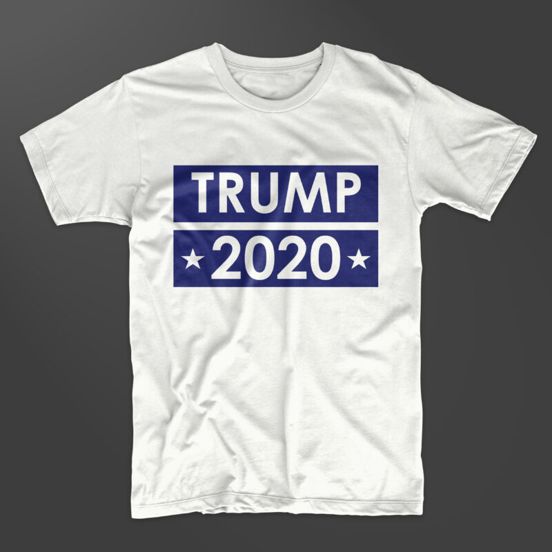 Trump 2020 vector t-shirt design bundle. American slogans t shirt designs pack collection. American re-election campaign. Eps svg png file