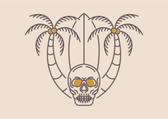 Aloha Summer Skull 2