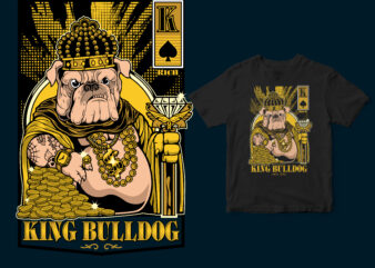 King Bulldog, Hustle T-shirt design