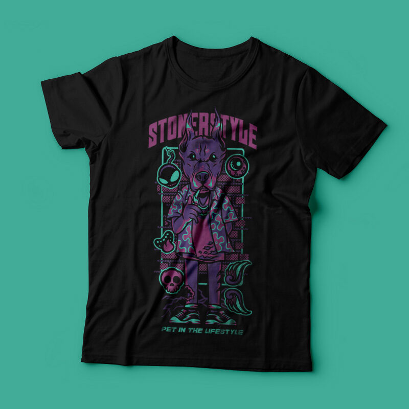 Stoner Style T-Shirt Design