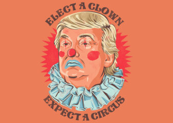 CLOWN t shirt vector file