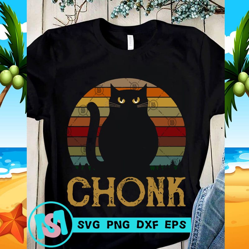 Download Chonk Cat SVG, Cat SVG, Vintage SVG, Digital Download - Buy t-shirt designs