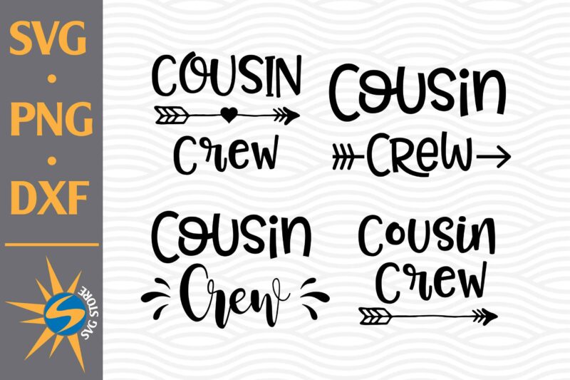 Circuit Cutout Cousin Crew SVG /& PNG