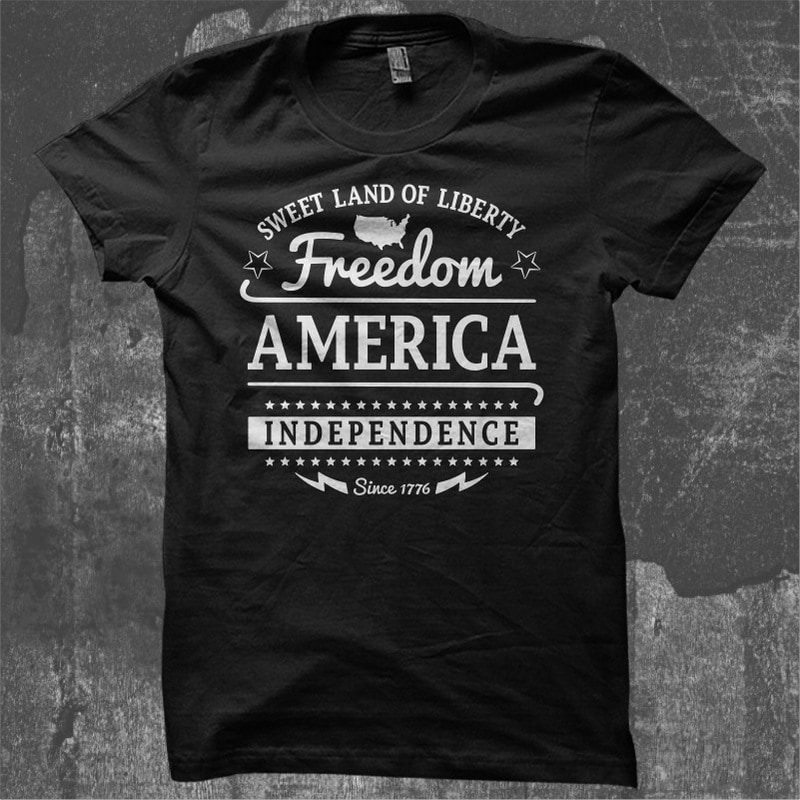 Typography American Themes – Freedom America