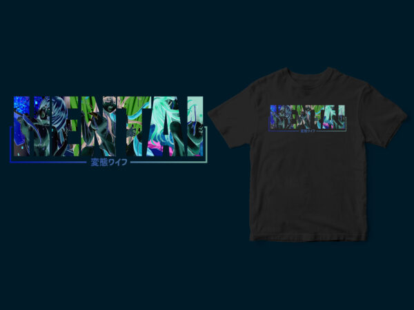 Anime hentai, sexy manga anime design t-shirt Anime hentai, sexy manga anime design t-shirt