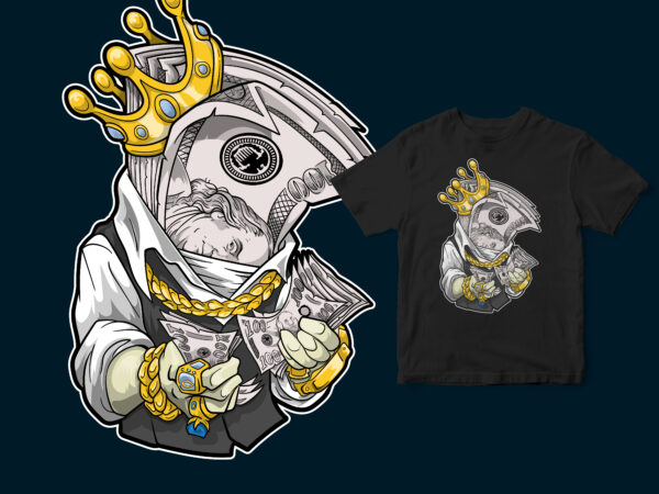 The money king, hype t-shirt design