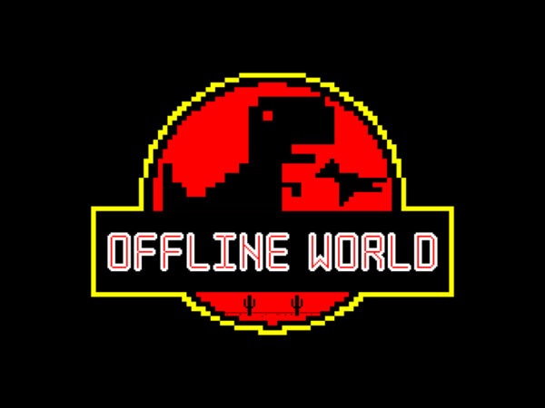 Offline world t shirt design online