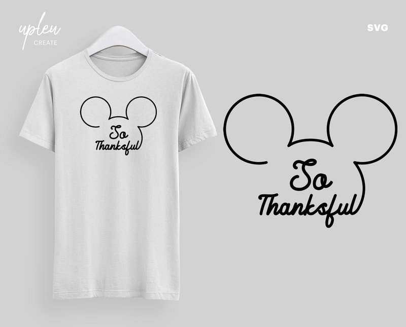 Download Mickey Mouse So Thankful SVG, Disney SVG, Star Wars Land ...