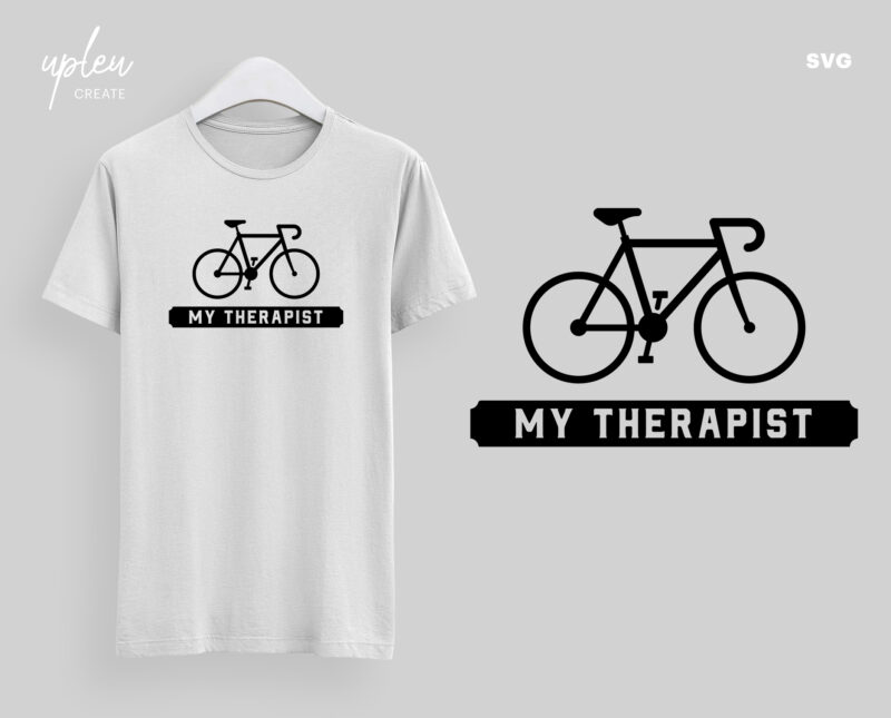 SVG cutting file Perfect Gift for her Cycling Gift svg Cycling Project png Unique Gift Idea SVG Cycling is my Therapy SVG