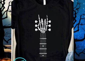Skeleton Guitar SVG, Music SVG, Quote SVG t shirt template vector