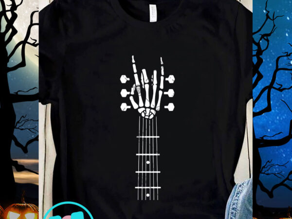 Skeleton guitar svg, music svg, quote svg t shirt template vector