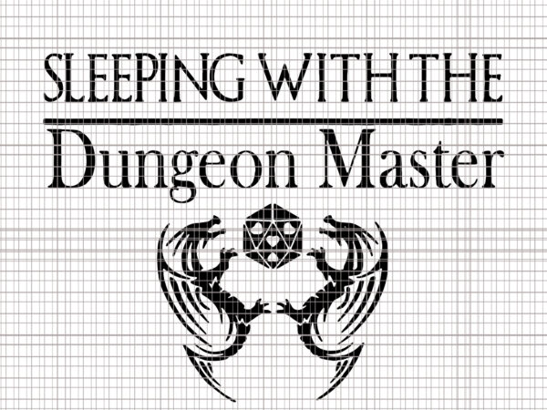 Sleeping with dungeon game dragons master svg, game dragons, sleeping with dungeon master svg, sleeping with dungeon master t shirt template vector