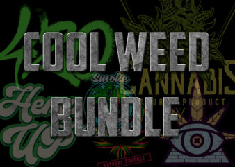 Cool Weed Bundle t shirt vector file