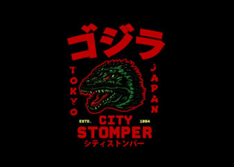 city stomper t shirt vector file