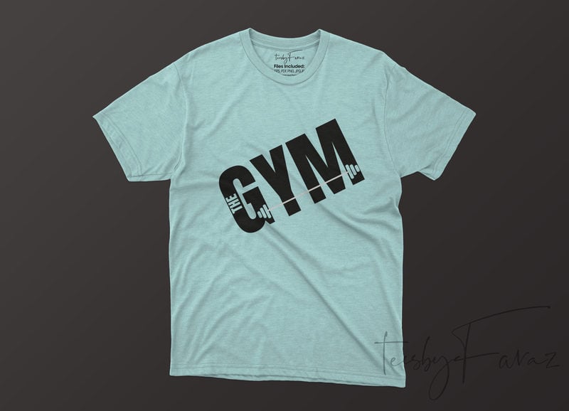 Gym Inspired T shirt design | Ready to print - Buy t-shirt designs