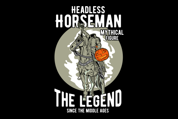 Headless horseman graphic t shirt
