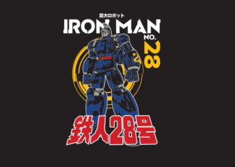 iron man no 28 t shirt design for sale