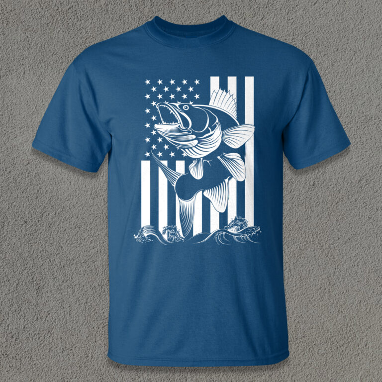 captain walleye t shirt