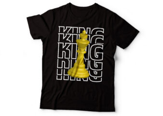 black KING tshirt design