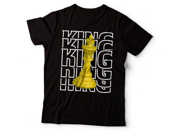 black KING tshirt design