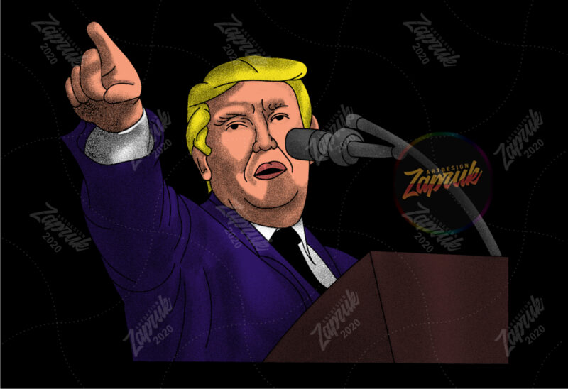 Trump “this way” PNG