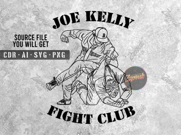 Joe kelly fight club artwork – tshirt design for sale