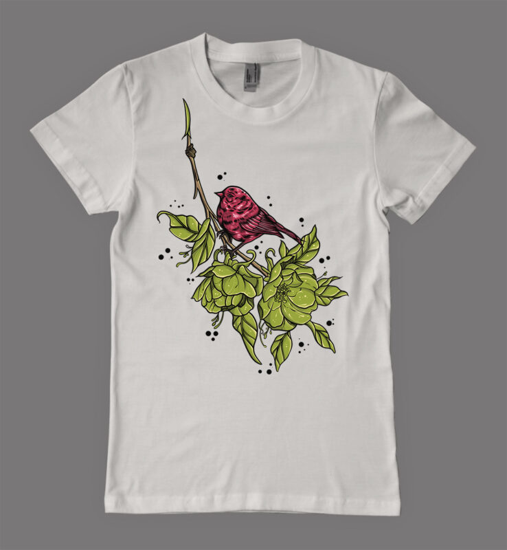 Bird Cute T-shirt design