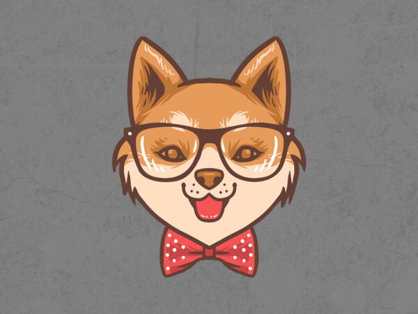 Cute shiba inu t-shirt design