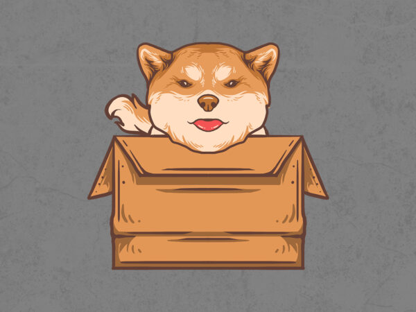 Cute shiba inu t-shirt design