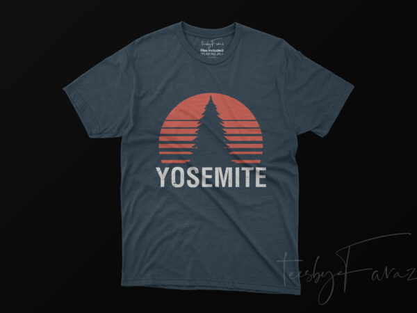 Yosemite best seller design with high res png