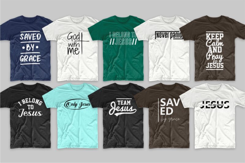 Download Christian t-shirt designs bundle, 219 Trendy religion t ...