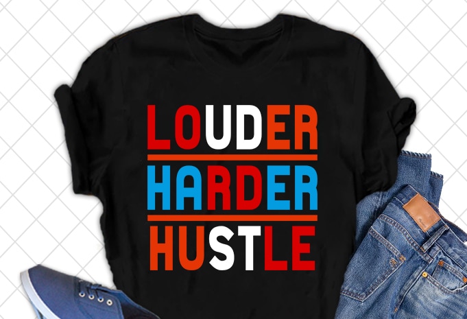 50 Best Selling Hustle T-shirt Design Bundle