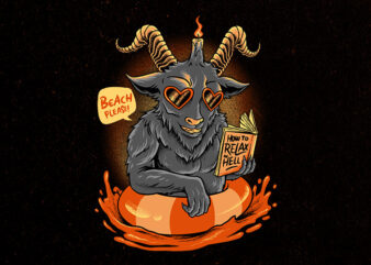 relax time of evil t shirt design online